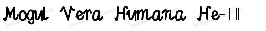 Mogul Vera Humana He字体转换